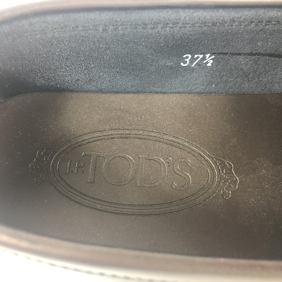 J P TODS Leather Driving Loafers US Size 7.5  37.5 - Picture 4 of 7
